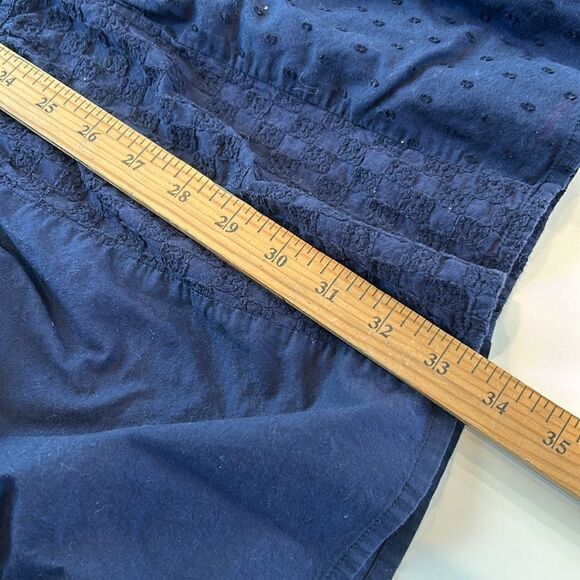 Anthropologie Maeve blue embroidery 0 - Picture 8 of 10